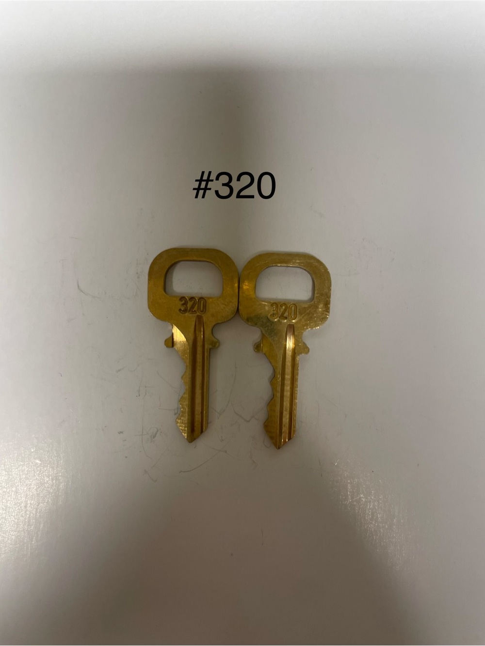 Louis Vuitton Gold Brass #320 Spare Key